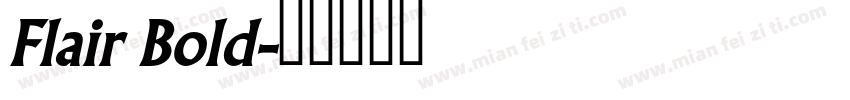 Flair Bold字体转换